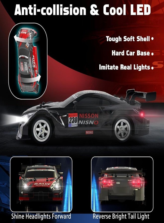 JOYJAY 1:16 RC Drift Car, 25KM/H 4WD High Speed Remote Control Vehical for Kids and Adults, with LED Lights,Batteries, Extra Tires, RC Drift Car 1:16, 2.4GHz 4WD Remote Control Car, (Style 4) - Image 3